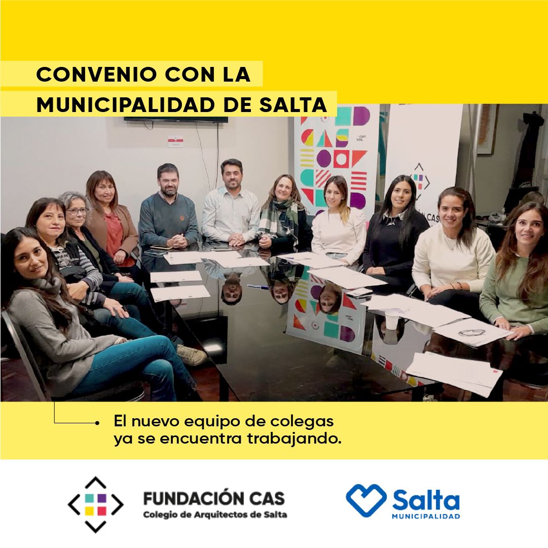 Nuevo equipo de colegas ya se encuentra trabajando mediante un convenio con la Municipalidad de Salta.